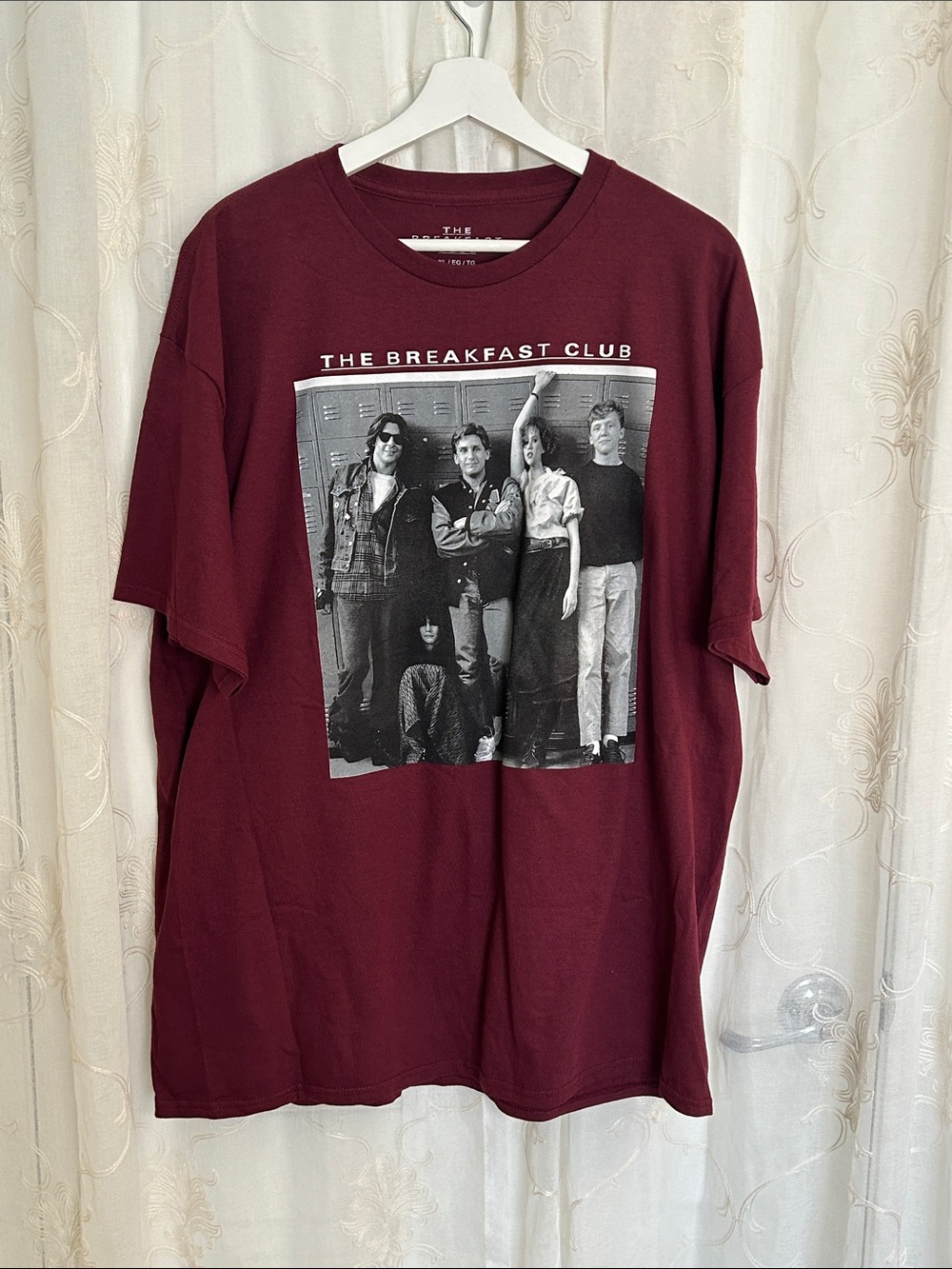 The Breakfast Club Maroon Quote Movie Graphic T-Shirt XL